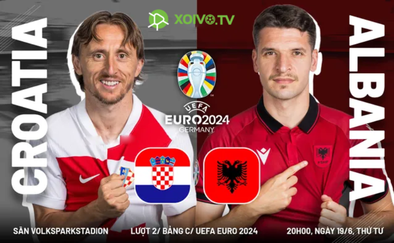 Xoivotv - Soi Kèo Trận Croatia vs Albania (20h00 ngày 19/06)