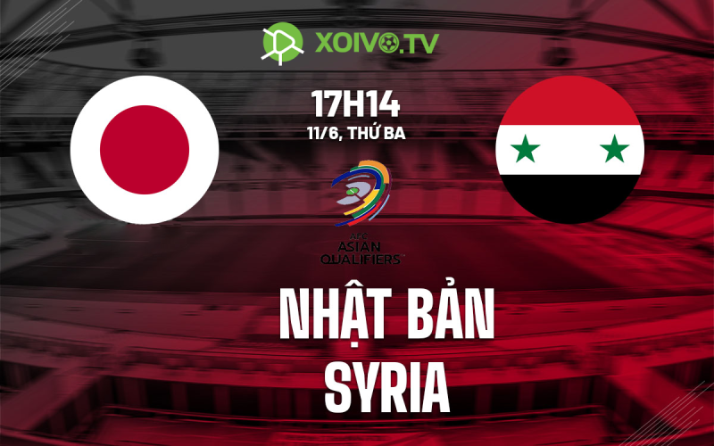 Xoivotv Tech - Soi kèo Nhật Bản vs Syria: 17h14 ngày 11/06